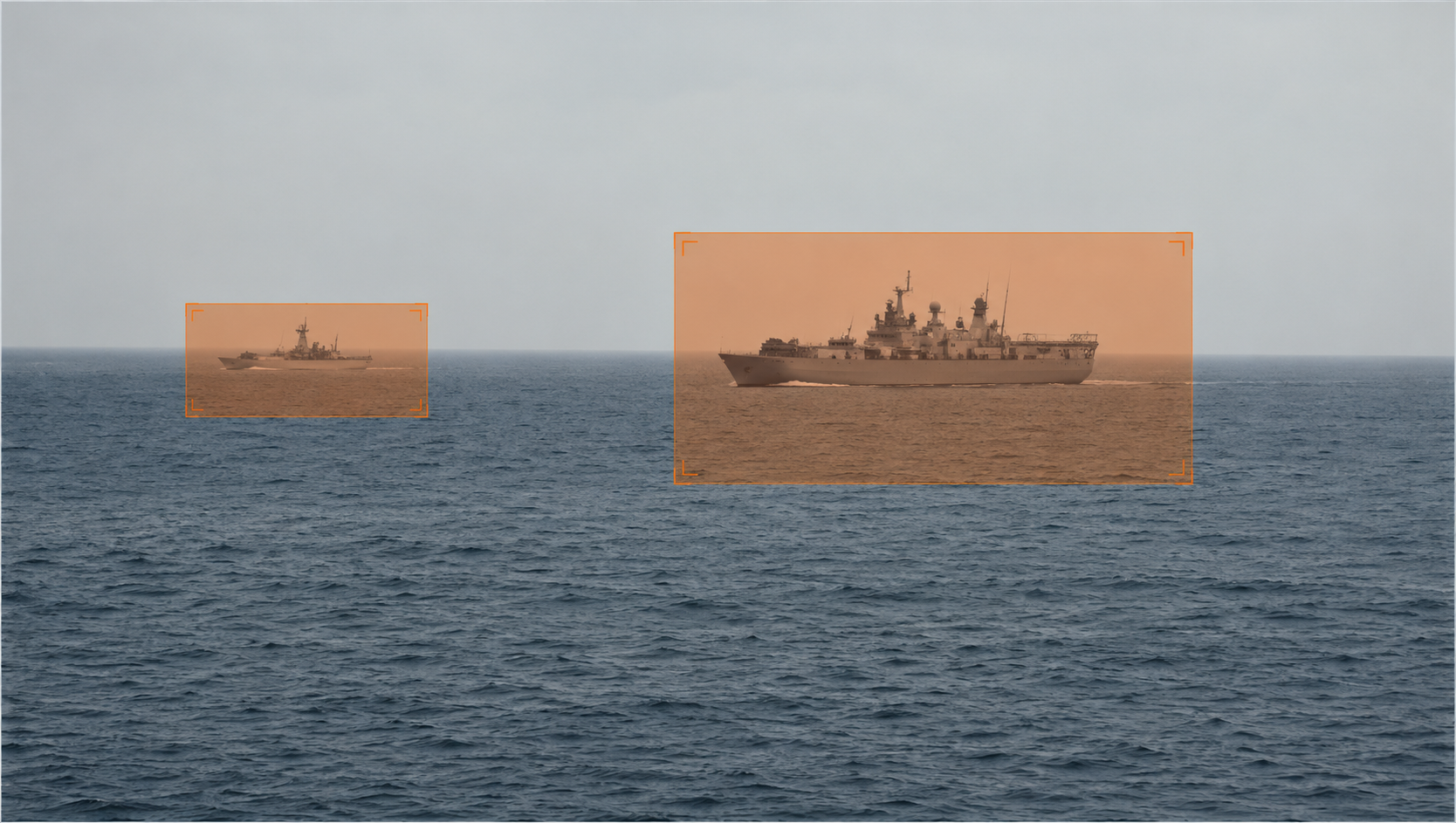 Супроводження морських цілей за вказівкою від радара